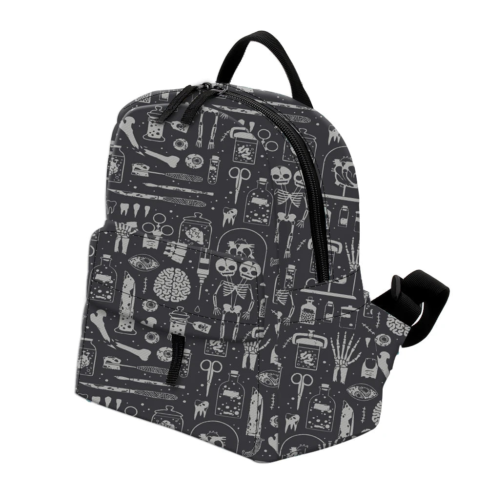 Deanfun Mini Backpack for Girls Skulls Shoulder Bag Kid Purse MNSB-21