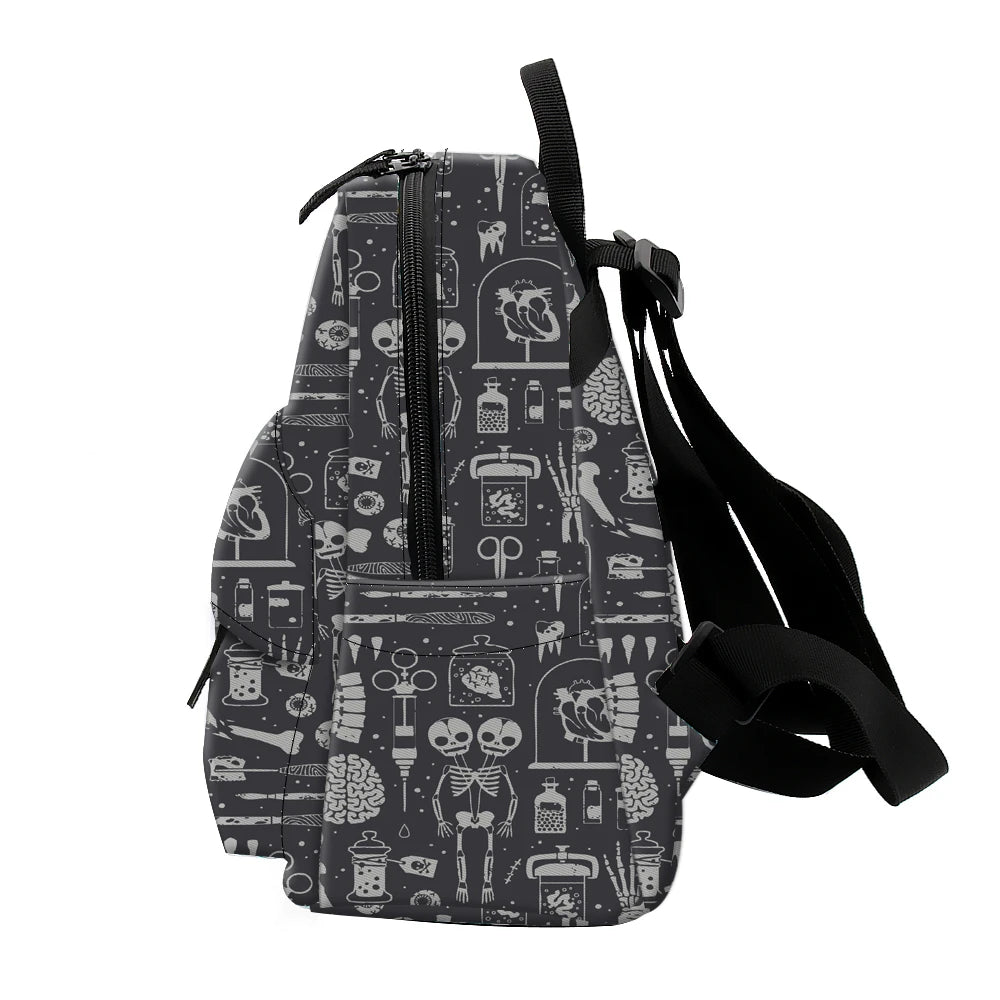 Deanfun Mini Backpack for Girls Skulls Shoulder Bag Kid Purse MNSB-21