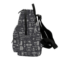 Deanfun Mini Backpack for Girls Skulls Shoulder Bag Kid Purse MNSB-21