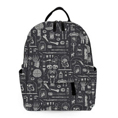 Deanfun Mini Backpack for Girls Skulls Shoulder Bag Kid Purse MNSB-21