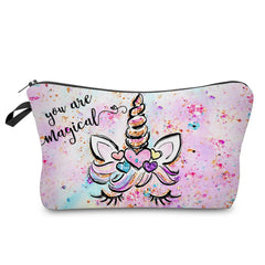 Deanfun Unicorn Cosmetic Bag Colorful Waterproof Printing Pencil Pouch