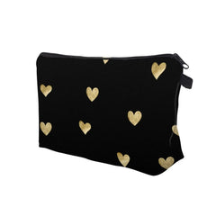 Deanfun Waterproof Love Heart Cosmetic Bag Makeup Travel Organizer