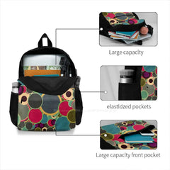 Polka Dot College Student Backpack
