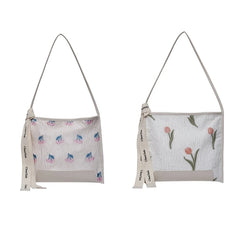 Summer Flowers Tote Bag Large Capacity Handbag 
