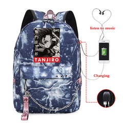 Demon Slayer Anime Backpack for Teenager Gift