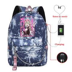 Demon Slayer Canva Bag for Teen Girl