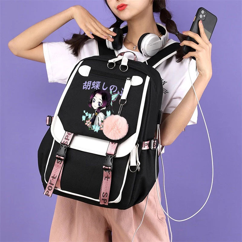Demon Slayer Anime School Bag, Manga Graphic Academy Bags
