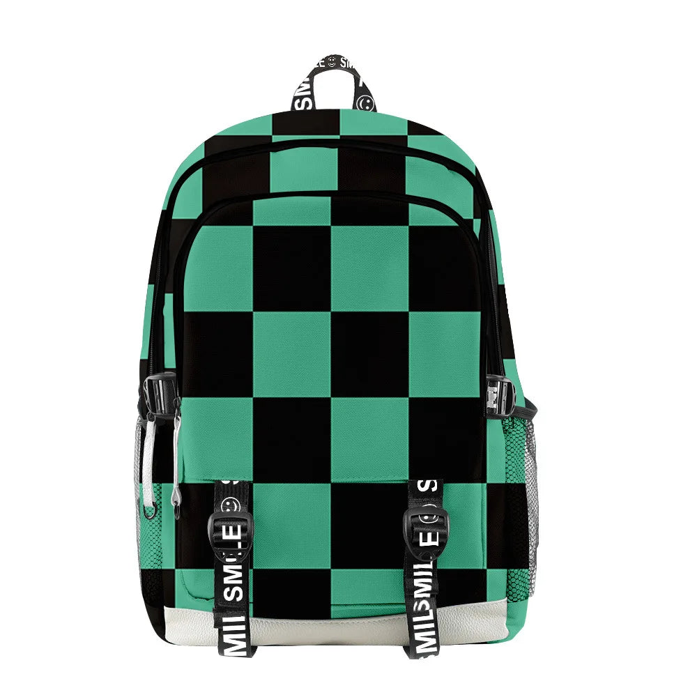 Demon Slayer: Tanjirou School Backpack Girl & Boy Notebook Bag