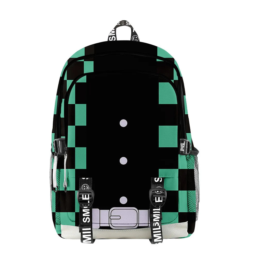 Demon Slayer: Tanjirou School Backpack Girl & Boy Notebook Bag