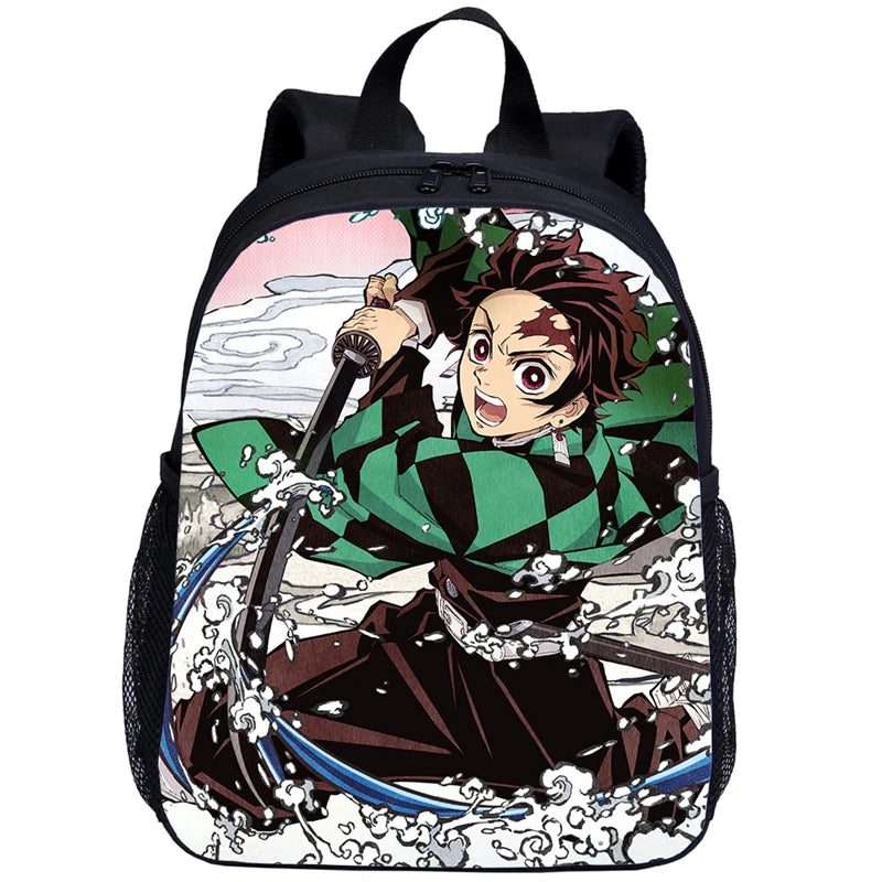 Demon Slayer Kimetsu No Yaiba Kids Backpack Kindergarten School Bag