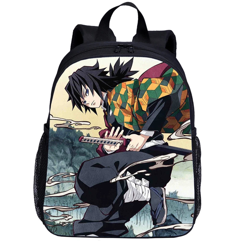 Demon Slayer Kimetsu No Yaiba Small Backpack Kids Kindergarten School Bag