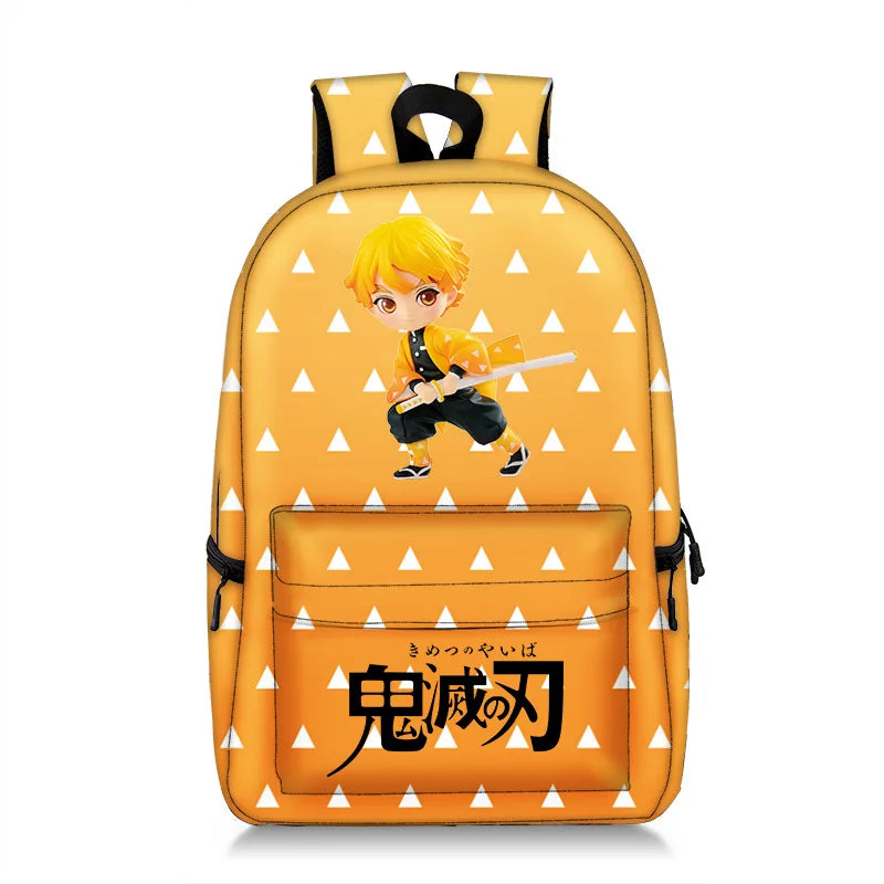 Anime Demon Slayer Kimetsu no Yaiba Backpack Schoolbag Cosplay Travel Mochila