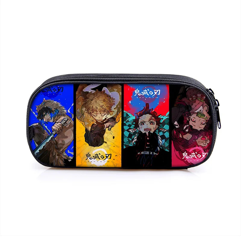 Demon Slayer Pencil Case Zipper Bag Storage