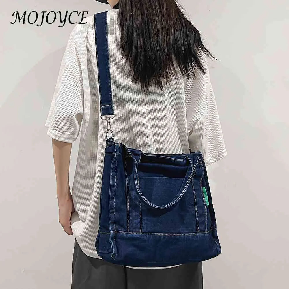 Denim Top-handle Bag Female Tote Bag Casual Large Capacity
