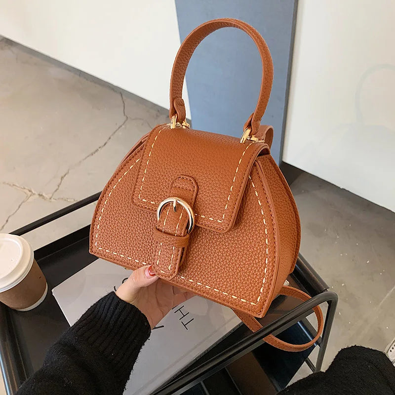 Desigener Women's Bag Texture PU Leather Hobos Shoulder Messenger Bags