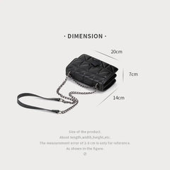 Rhombic Crossbody Bag Chain Small Messenger Lady Shoulder Tote