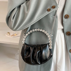 Mini Crossbody Bag Women Handbag Versatile Chain Messenger Bag