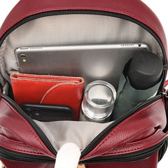 Women's PU Leather Backpack for Girls