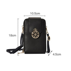 Pu Leather Wallet Purse Women's Phone Shoulder Bags