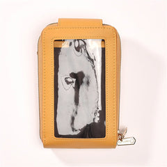 Pu Leather Wallet Purse Women's Phone Shoulder Bags