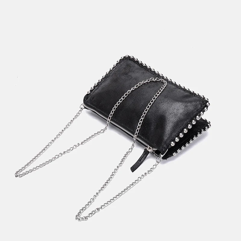 Rivat Crossbody Bag for Women Beaded Flap Phone Purse