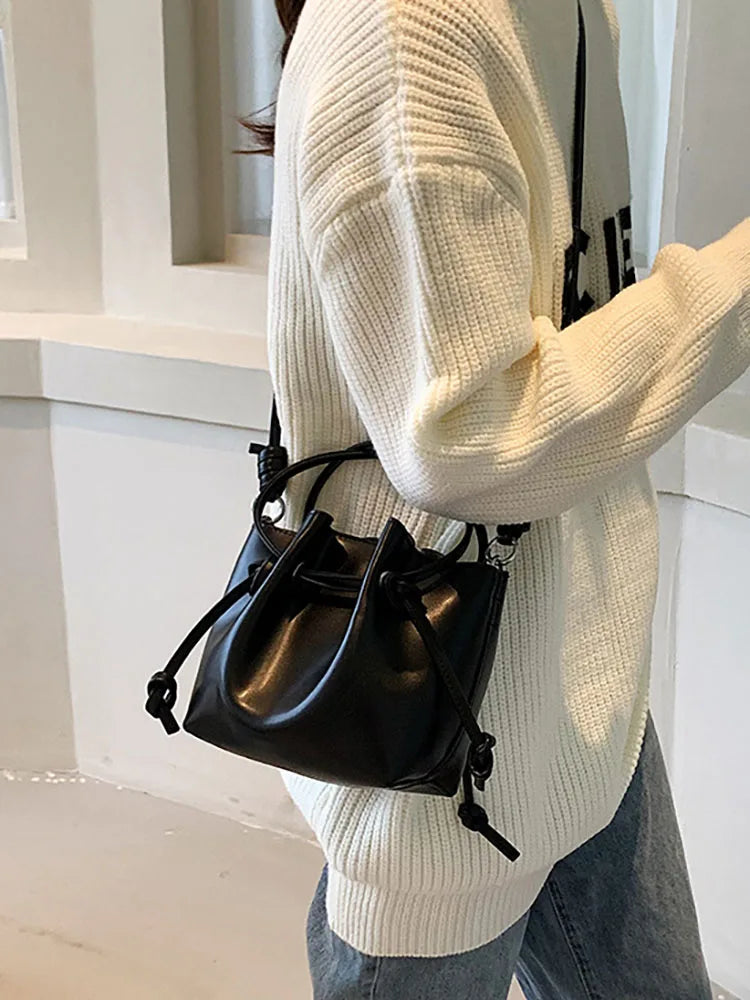Bucket Women's Bag Crossbody Shoulder Pu Leather