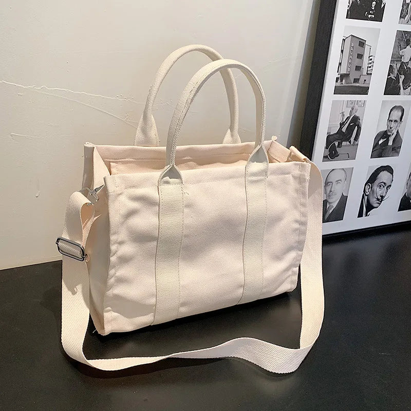 Canvas Shoulder Crossbody Bag Tote Women Handbag