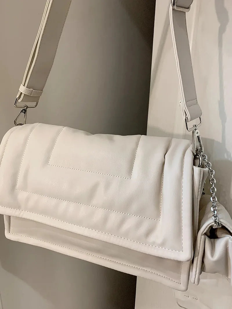 Women Shoulder Bag Lady Handbag and Purses Female Clutches Totes Wide Strap