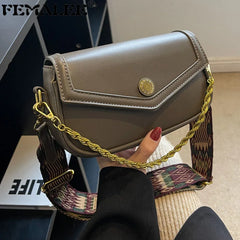 Women's Pu Leather Shoulder Bag Crossbody Square Handbag
