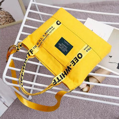 Canvas Handbags Shoulder Bag Large Capacity Crossbody Nylon Tote Bag