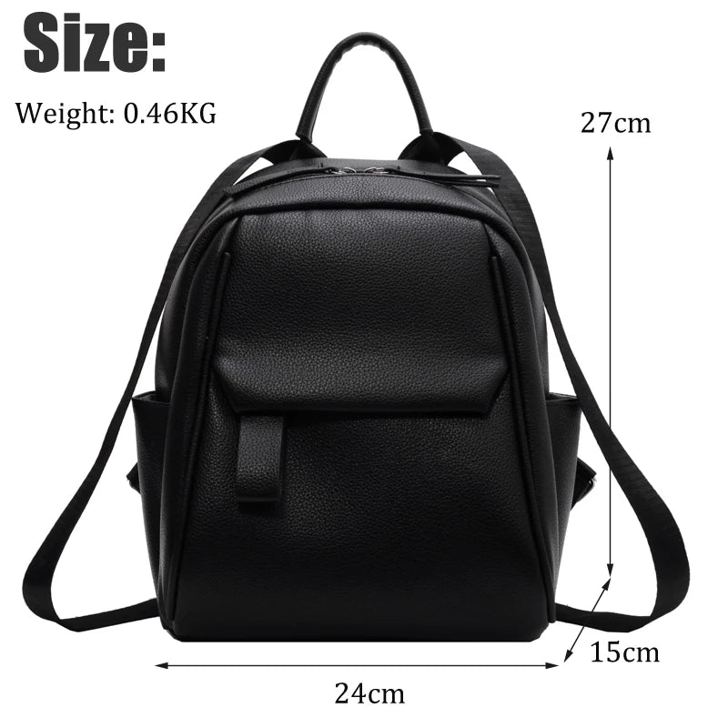Mini Leather Backpack Women Small Bag Shoulder Girl Purses
