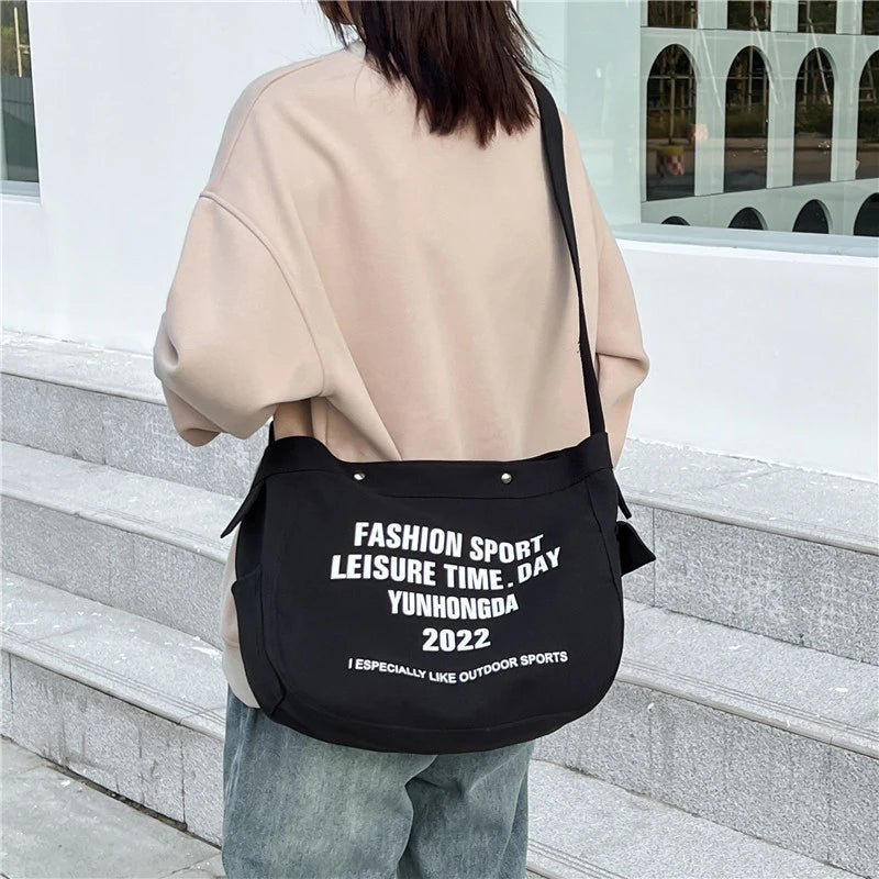 Vintage Shoulder Bag Large Tote Crossbody Japanese Handbag