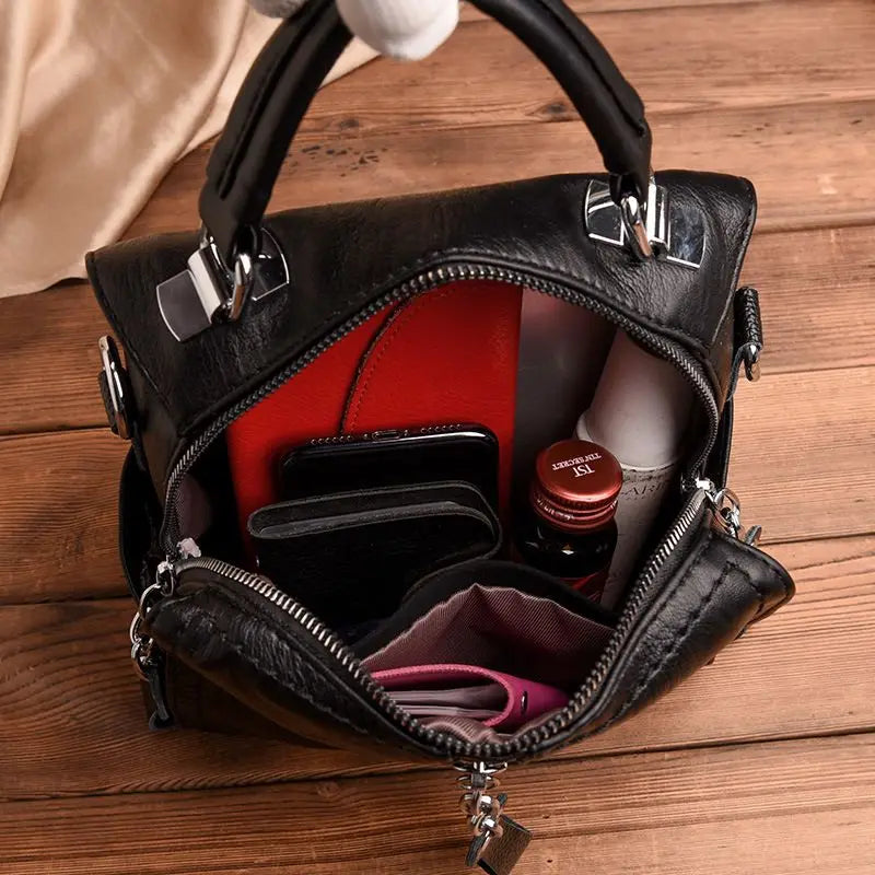 Leather Shoulder Crossbody Bag for Women Big Tote Sac Handbags KL803