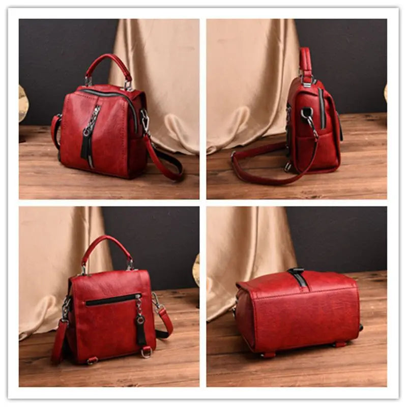 Leather Shoulder Crossbody Bag for Women Big Tote Sac Handbags KL803