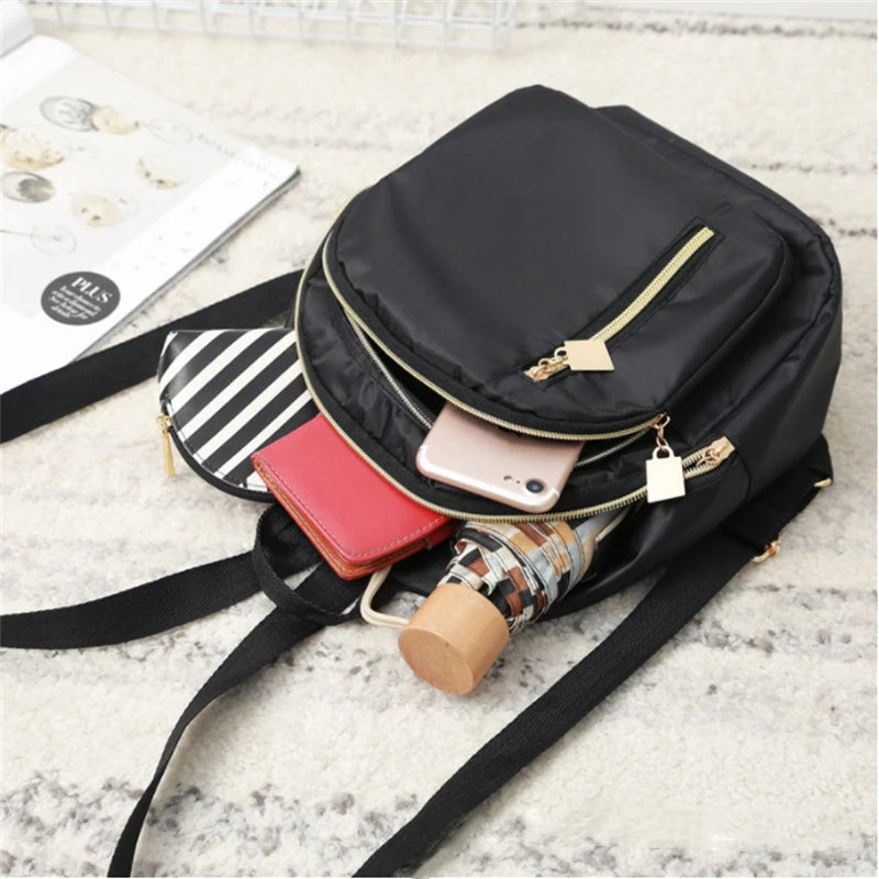 Women Mini Backpack Soft Multi-Function Small Shoulder Bag Girls Purse Mochilas