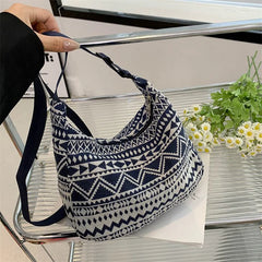 Women's Canvas Shoulder Bag Crossbody Young Student School Bookbag