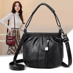 Leather Crossbody Bag for Women - Small
