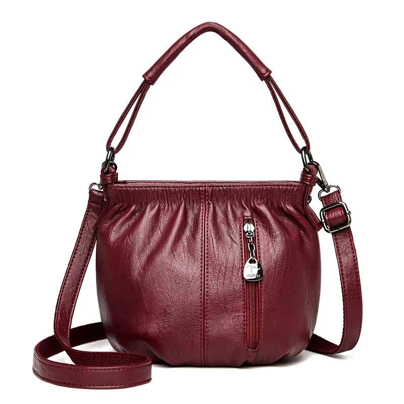 Leather Shoulder Bags for Women Small Crossbody Bag