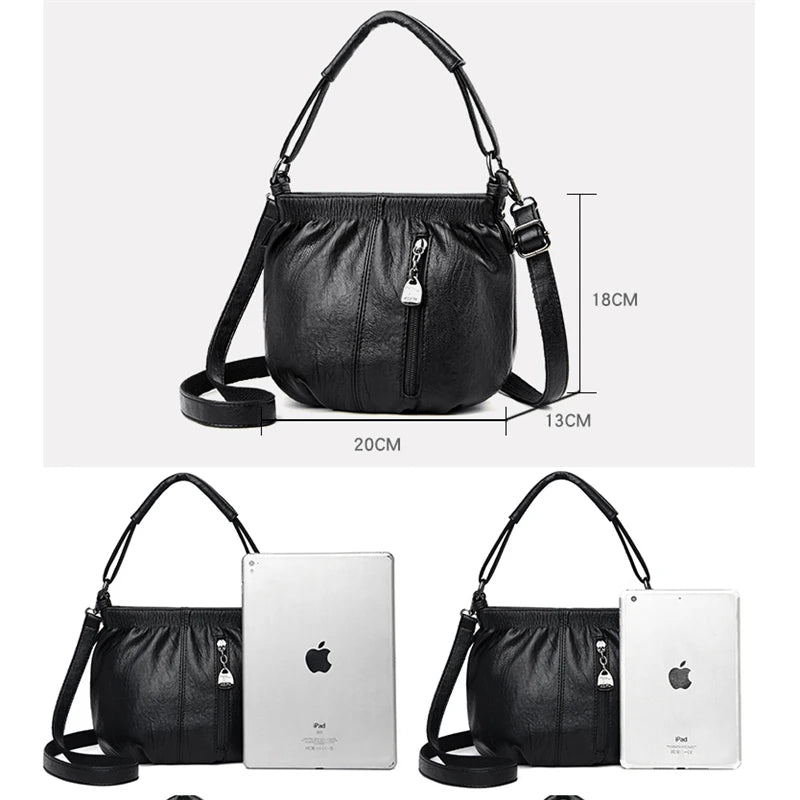 Leather Shoulder Bags for Women Small Crossbody Bag