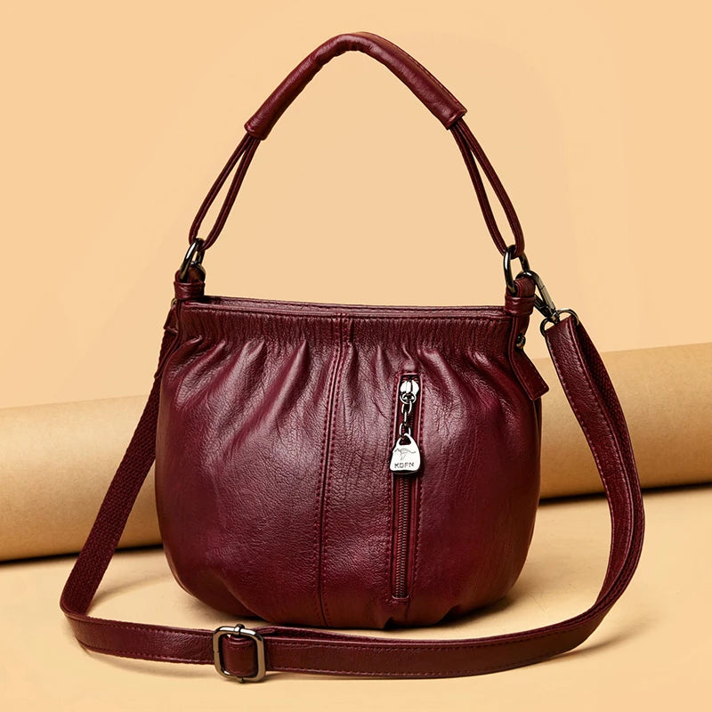 Leather Shoulder Bags for Women Small Crossbody Bag