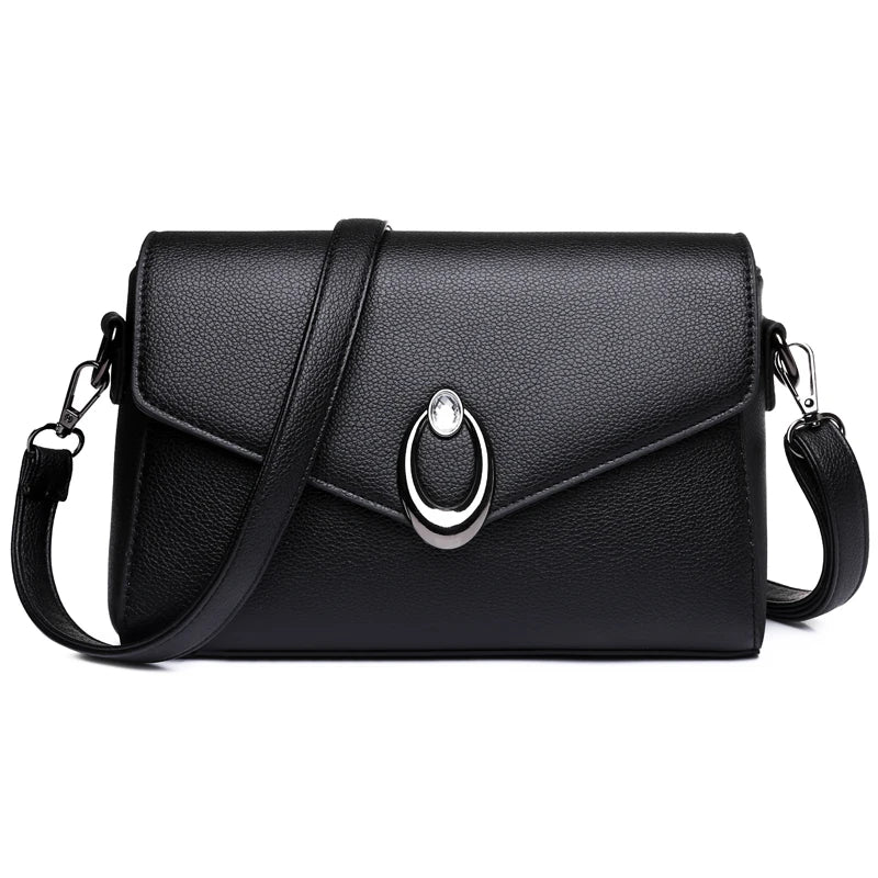 High PU Leather Totes Ladies Shoulder Bag Bucket Bag Small Crossbody Bags