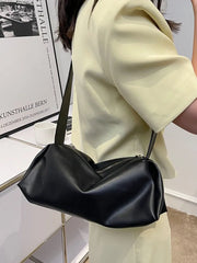 Solid Underarm Women's Shoulder Bag Pu Leather Crossbody Bags