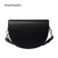 Retro Leather Shoulder Bag for Women Crossbody Bag