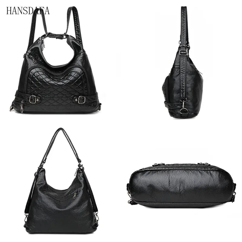 Luxury Soft Leather Crossbody Bag Tote Bag for Women