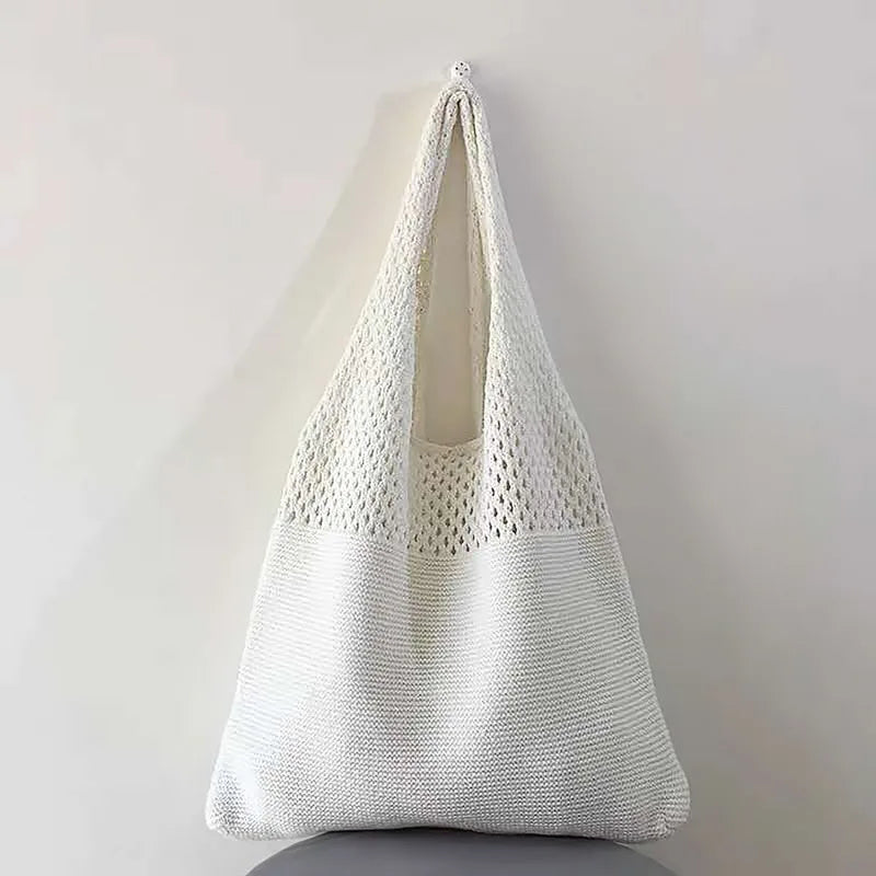 Large Capacity Woven Shoulder Bags for Women