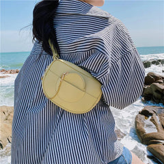 Leather Waist Bag Female Chest Bags Belt Bag Lady Small Bags for Women