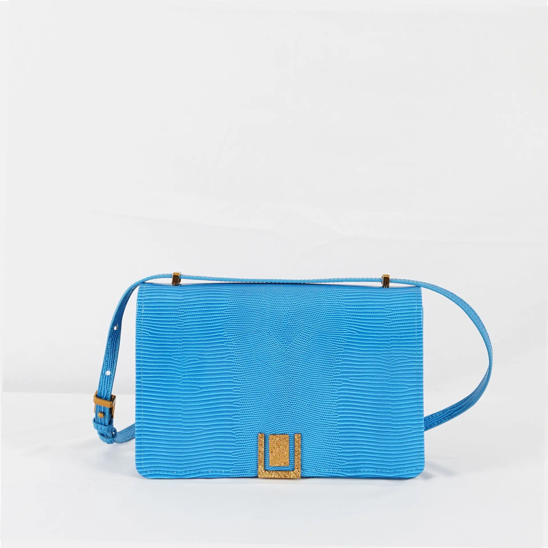 Lizard Pattern Shoulder Bag Square Crossbody Bags for Women