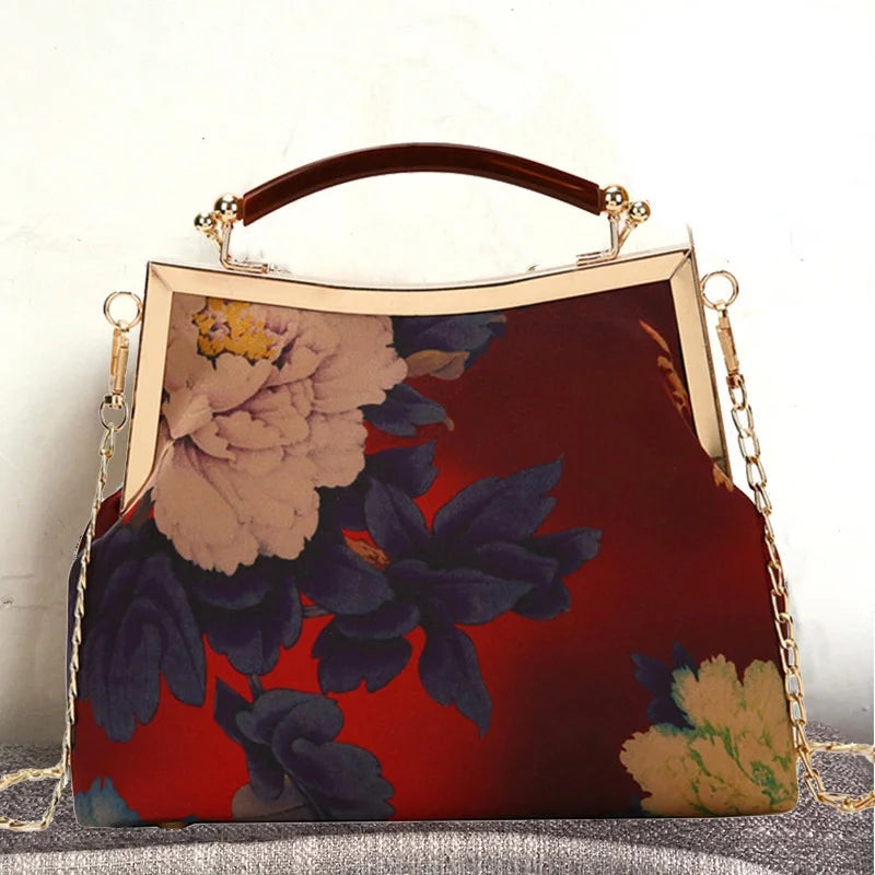 Vintage Fringe Chain Shoulder Bag Crossbody Bag