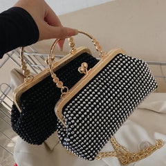 Rhinestone Women's Handbag Chain Shoulder Messenger Bag