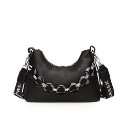 PU Leather Chain Handbags Small Shoulder Messenger Bag for Women
